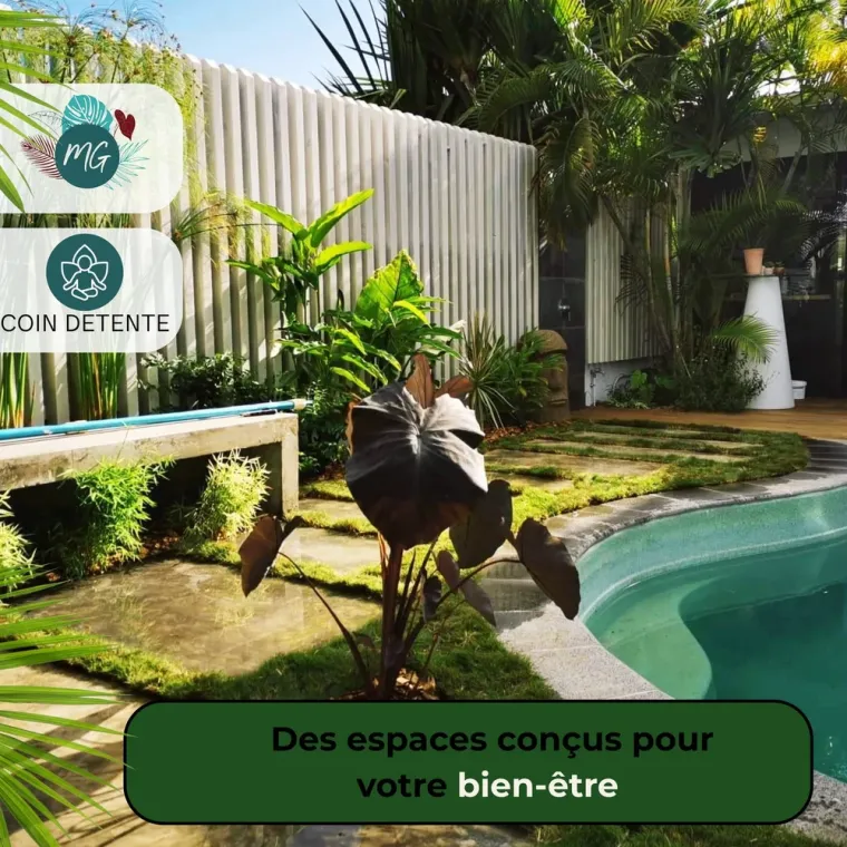 Création d'un jardin tropical à Entre-Deux, Entre-Deux, MakinGarden